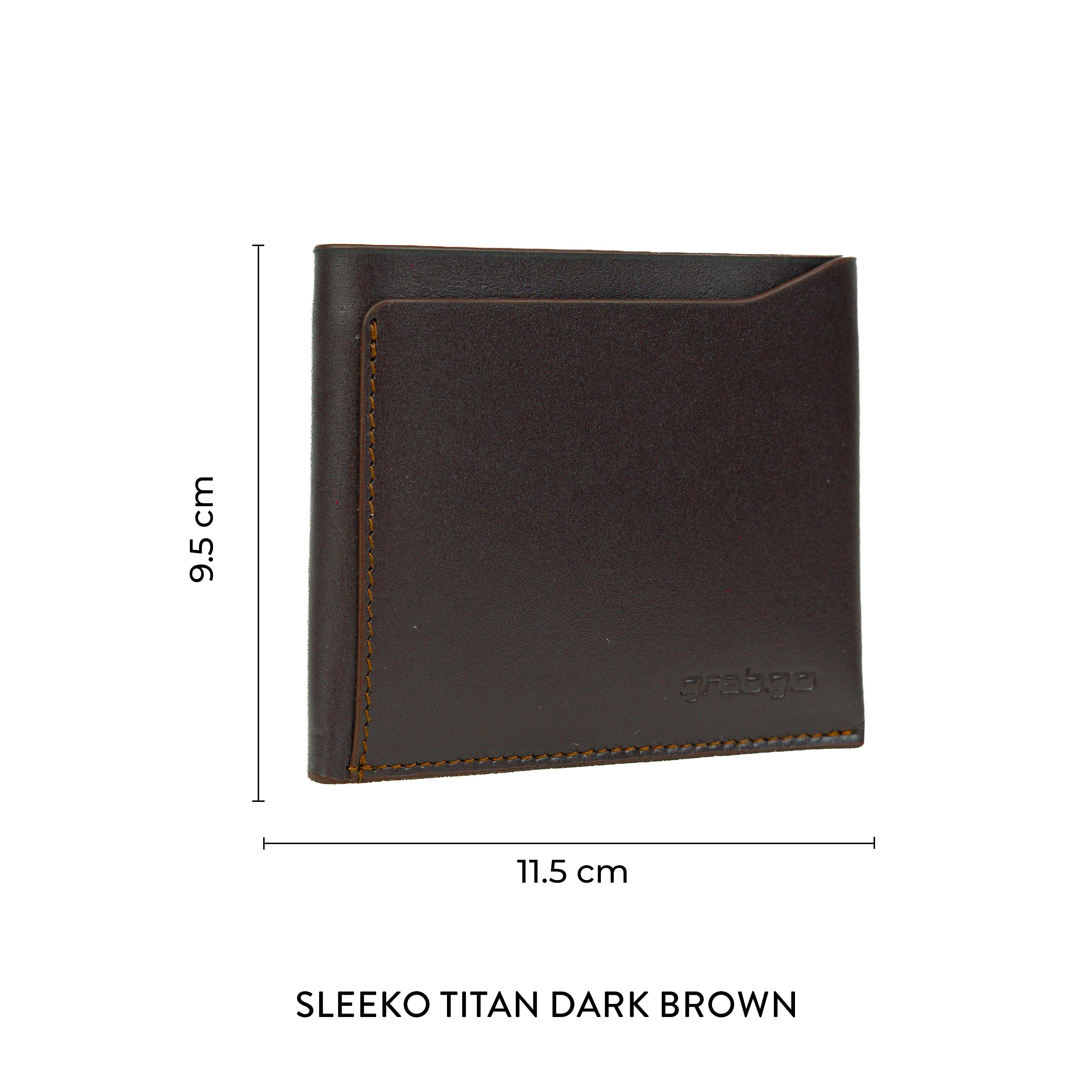 Sleeko Titan Dark Brown Wallet