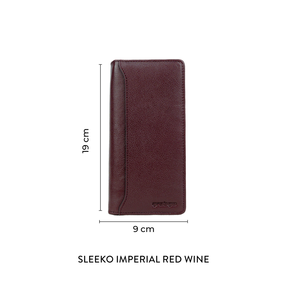 Sleeko Imperial Red Wine Bi-Fold Wallet