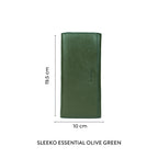 Sleeko Essential Olive Green Bi-Fold Long Wallet