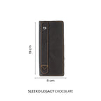 Sleeko Legacy Chocolate Bi-Fold Wallet