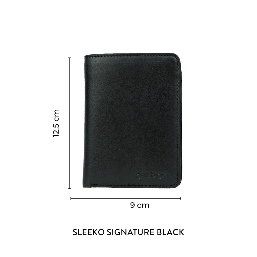 Sleeko Signature Black Wallet