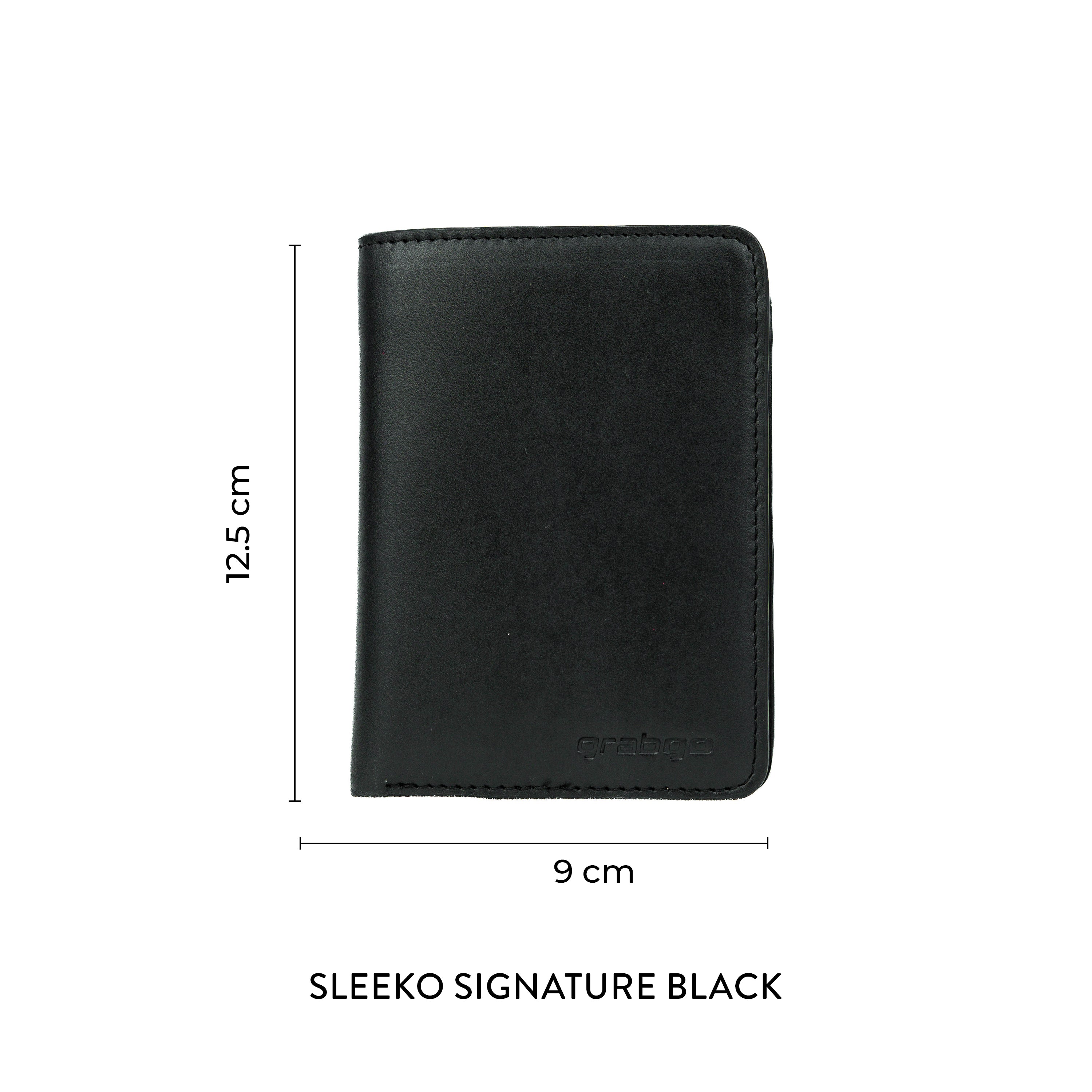 Sleeko Signature Black Wallet