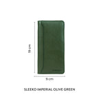 Sleeko Imperial Olive Green Bi-Fold Wallet